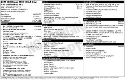 2026 GMC Sierra 2500 HD SLT