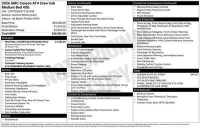 2026 GMC Canyon AT4