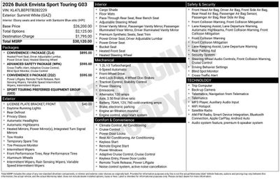 2026 Buick Envista Sport Touring
