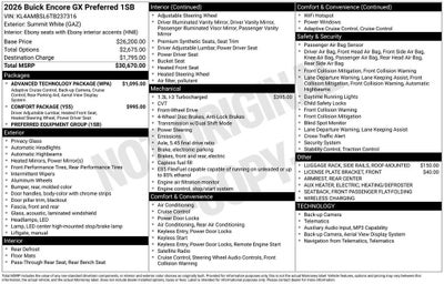 2026 Buick Encore GX Preferred